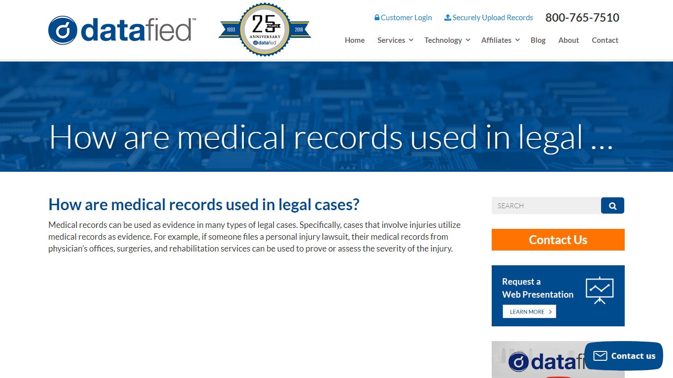 How are medical records used in legal cases? | Datafied